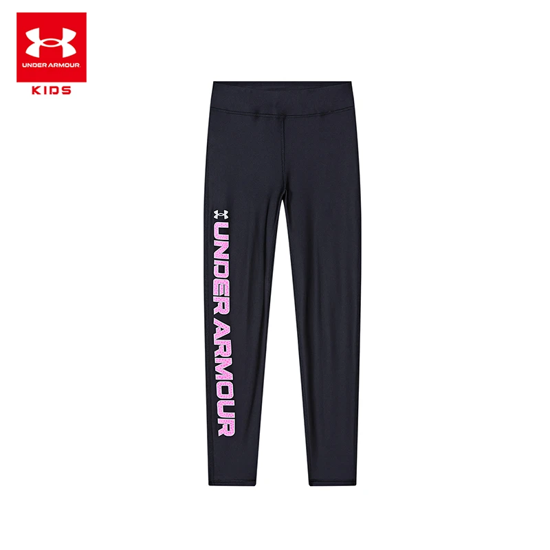 Under Armour/安德玛女童运动训练裤紧身透气吸汗紧身裤1373955DB