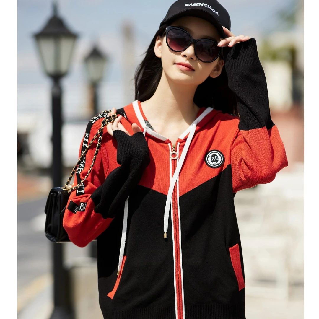 （买上衣送裤子）十二篮品牌春秋休闲运动时尚针织套装7C62306020