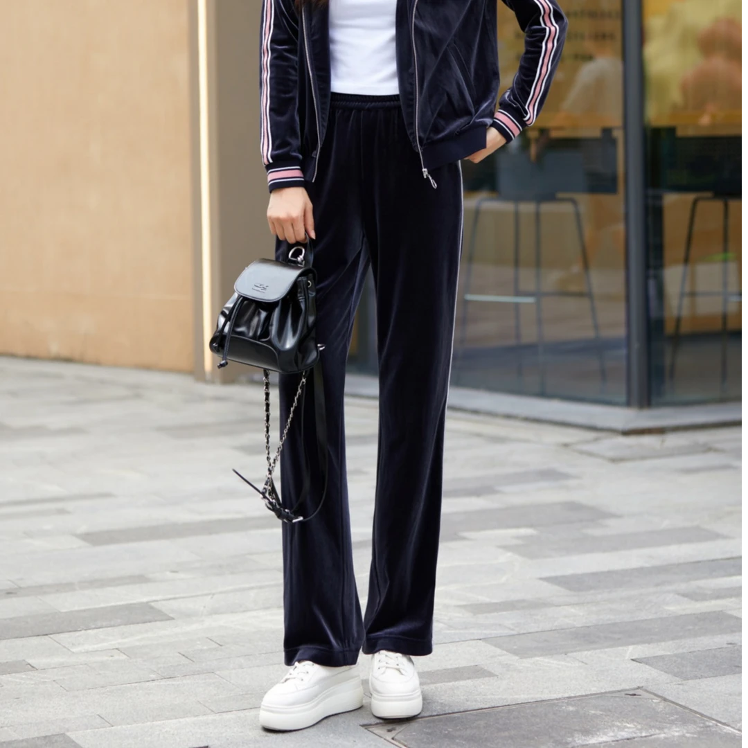 XII BASKET十二篮专选24年秋季时尚休闲百搭直筒裤子7C64320500