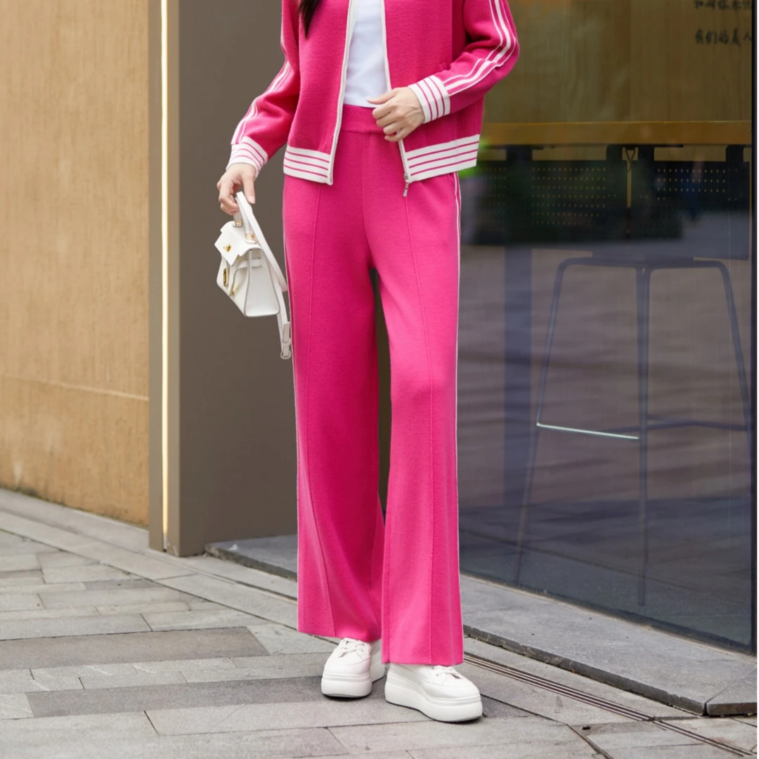 XII BASKET十二篮专选24年秋季时尚毛织女裤7C64306250