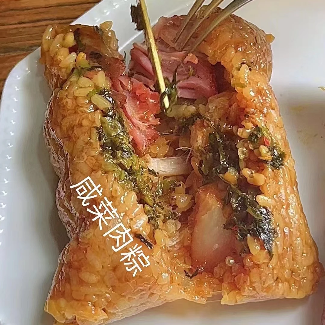 浙江特产江山咸菜五花鲜肉粽排骨粽蛋黄粽白冰同款老坛酸菜辣肉粽