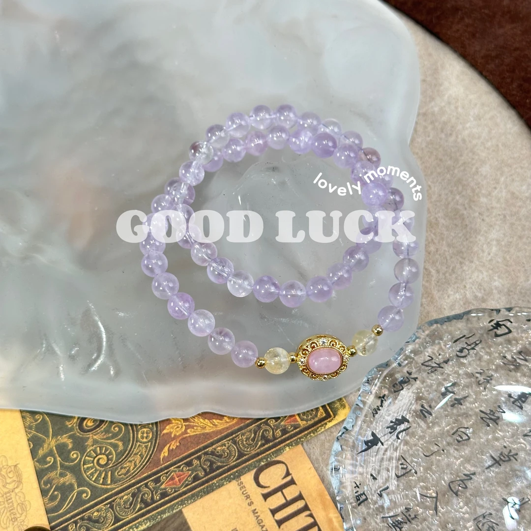 【芋泥】天然水晶原创小众设计