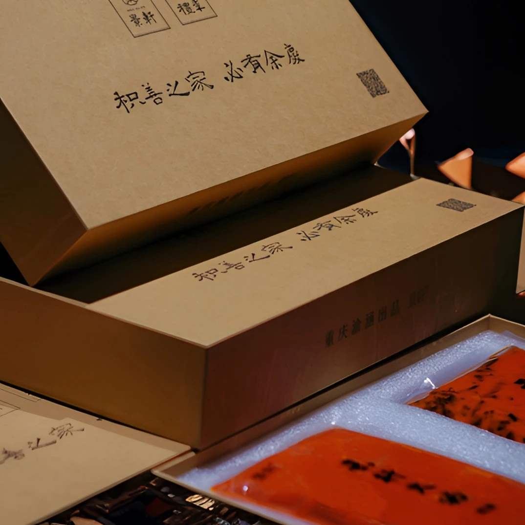 【礼盒装】正宗重庆景轩门店火锅底料500g*2+红油500g*2（麻辣鲜香）