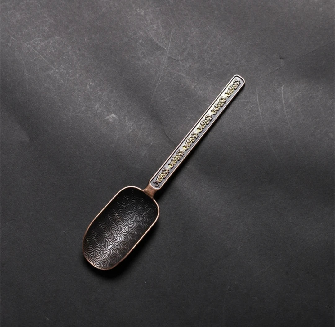 祥云茶勺茶匙精品茶道配件PJ140