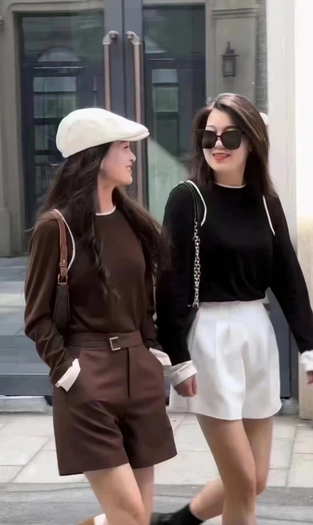 華家曼M733311627时尚百搭显瘦宽松气质简约套头毛衣