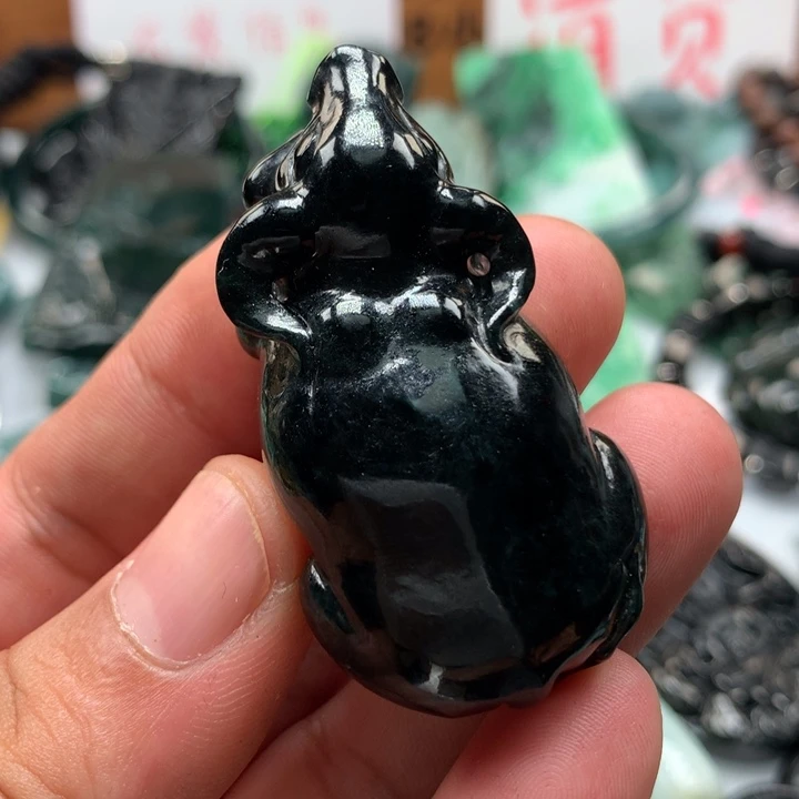 翡翠颈饰未镶嵌保真天然A货翡翠