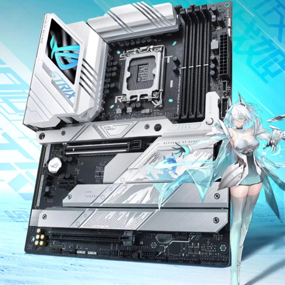 华硕ROG  Z790-A GAMING WIFI S 吹雪二代白色游戏主板