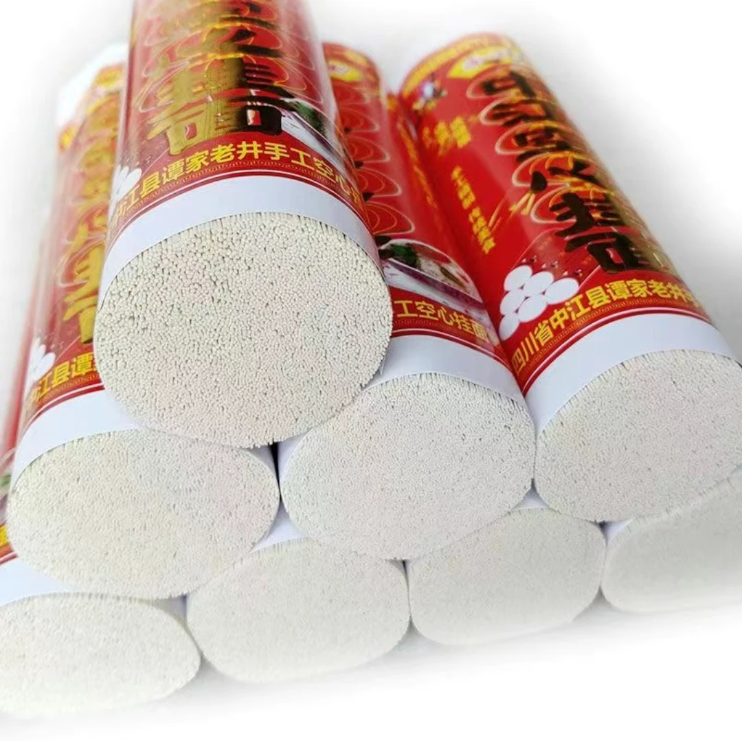 中江手工空心挂面正宗特细龙须面传统工艺不坨面四川中江空心挂面