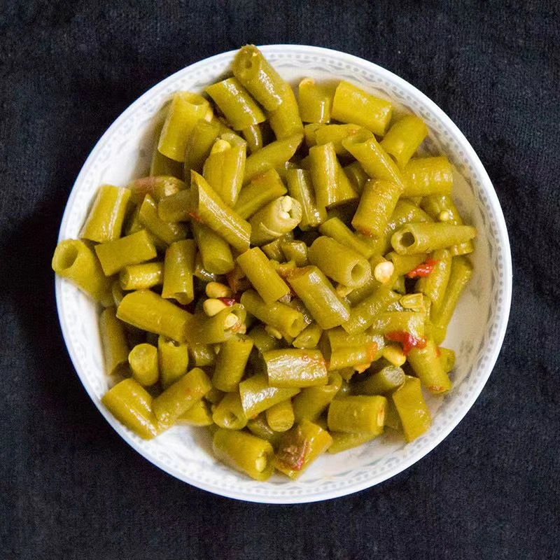 酸豇豆老坛腌制产品即食酸豇豆