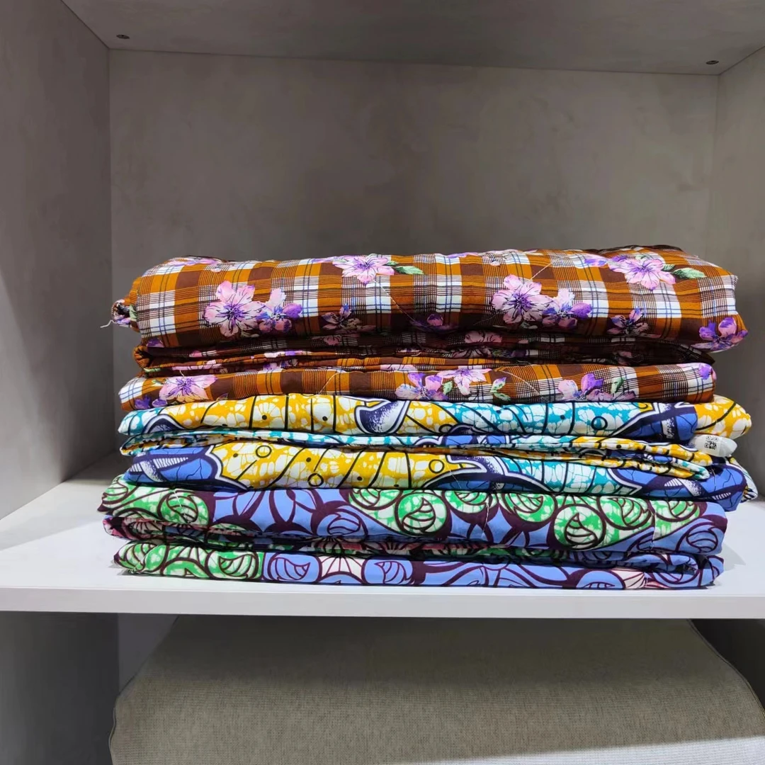 蜡染印花爆款空调人棉单被可机洗单人