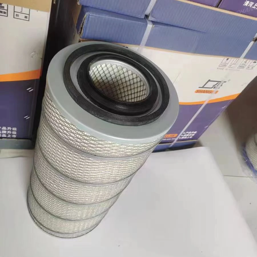 K2448空气滤芯适配于斯太尔陕汽德龙奥龙徐工吊车滤清器东风空滤