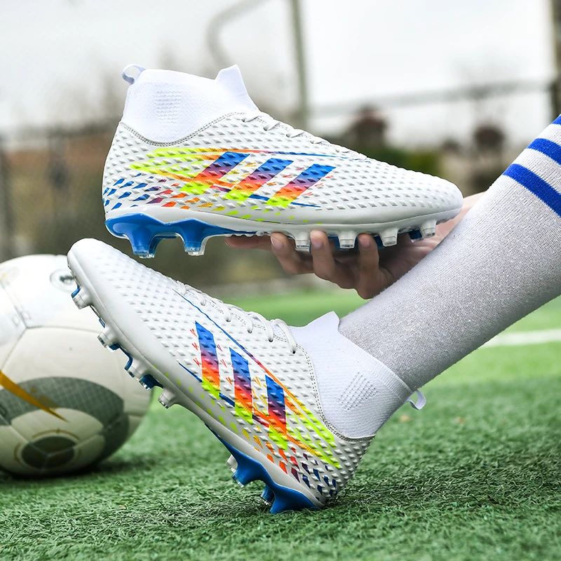 足球鞋男款梅西中小学生TF碎钉儿童专用透气训练鞋女孩人草AG长钉