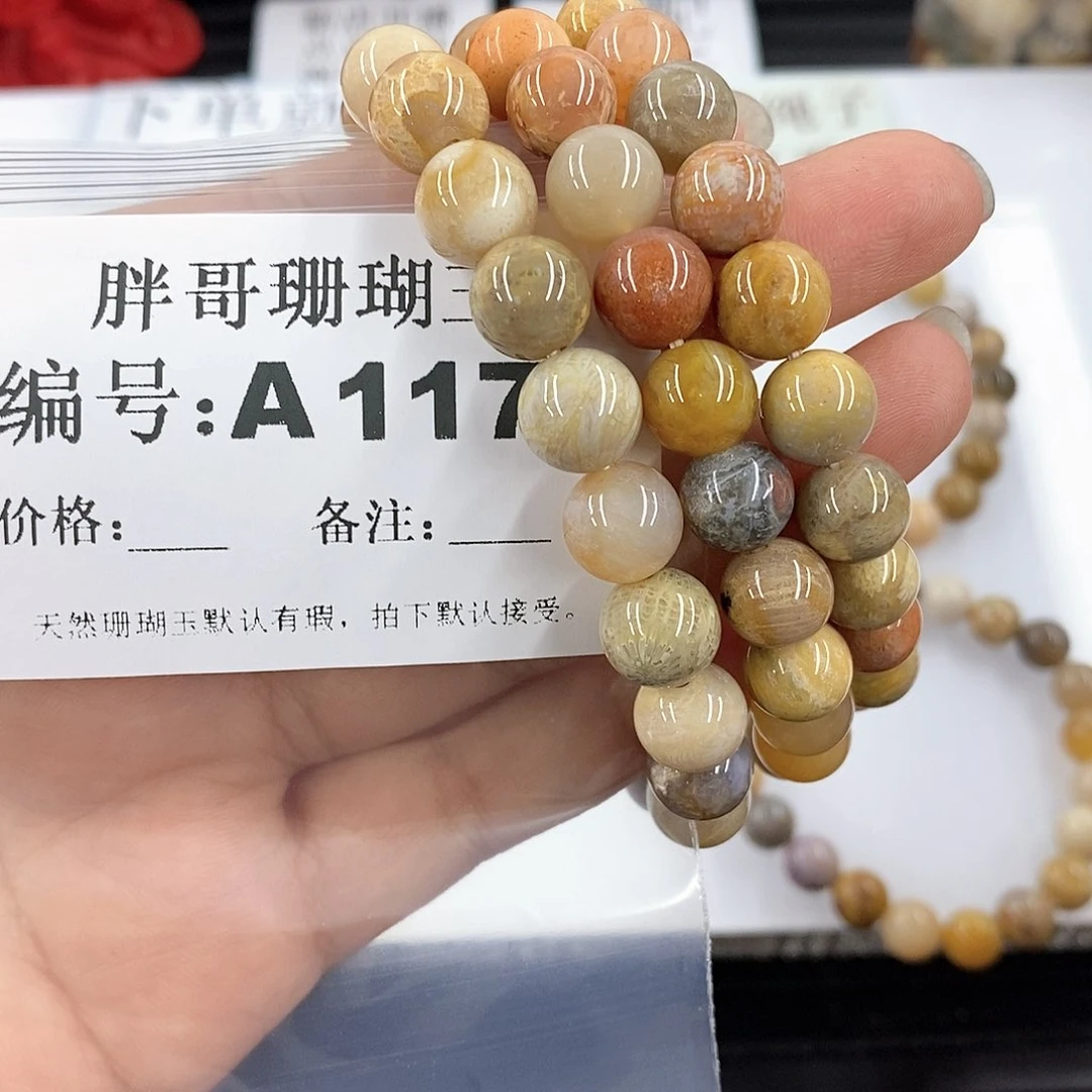 硅化珊瑚(珊瑚玉)A117未镶嵌泠***岸