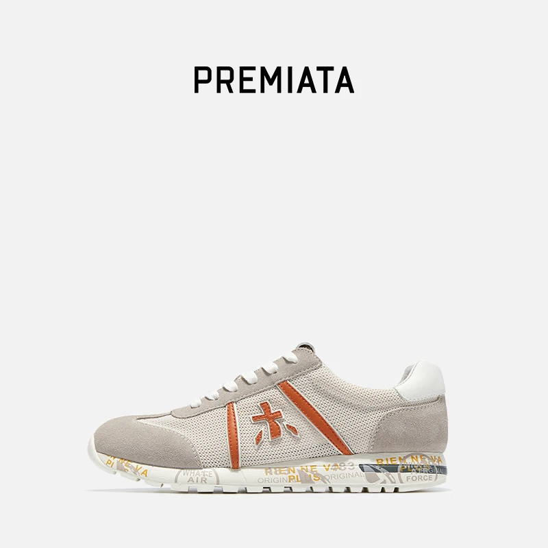 PREMIATA男士百搭时尚百搭秋季透气复古低帮厚底休闲鞋运动鞋