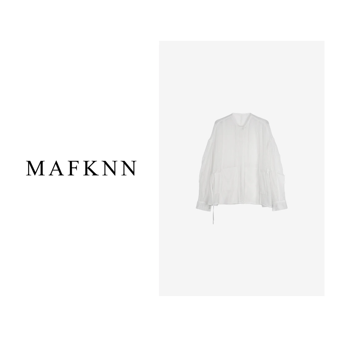 MAFKNN/玛肯简约舒适百搭休闲气质长袖防晒衣外套MK10149