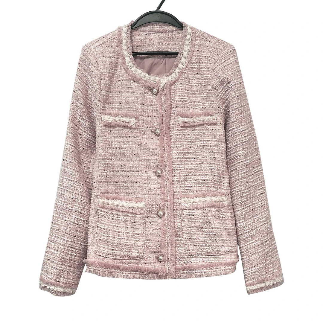 2024新品 女士秋冬新款休闲小香氛短款外套G978