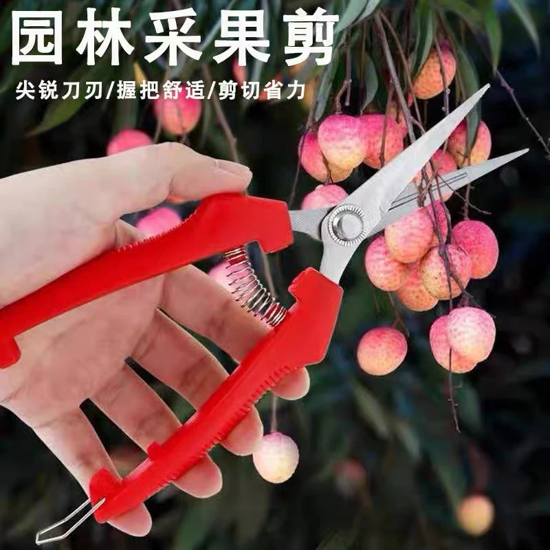 樱佐果蔬剪花艺剪刀省力蔬菜果剪修花多功能树剪盆栽工具剪枝鲜花