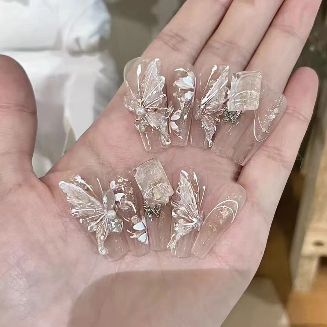 15.99直播间链接，手工穿戴甲（两单包邮）微瑕NO退NO换完美主义勿拍