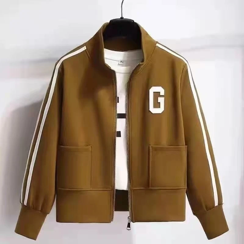 春秋棒球服外套女士短款小个子2024年冬季新款加绒休闲开衫夹克