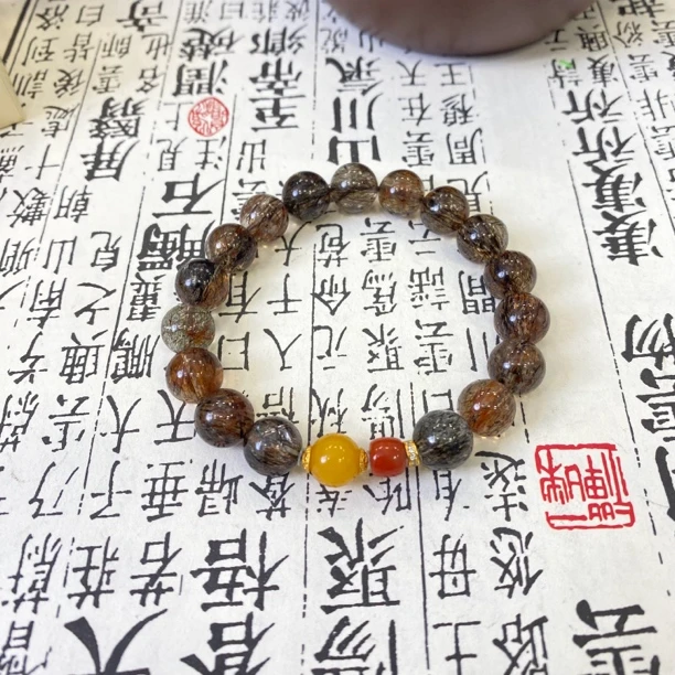 黑金超七10mm手串（多样性发货）