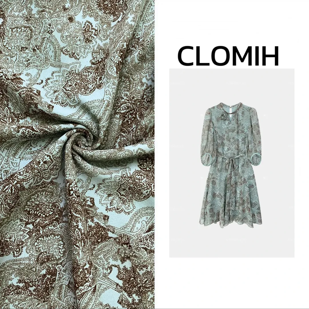 【如梦花】法式优雅百搭气质休闲春夏碎花女装连衣裙设计感24715