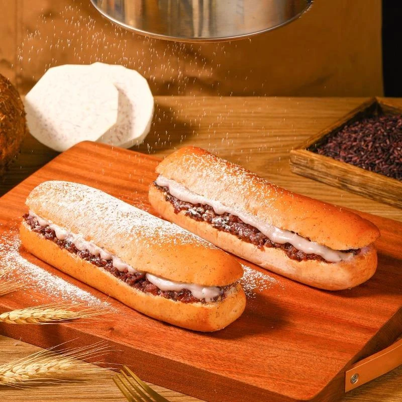 梦仲瑶芋泥紫米面包营养早餐代餐奶酪棒零食