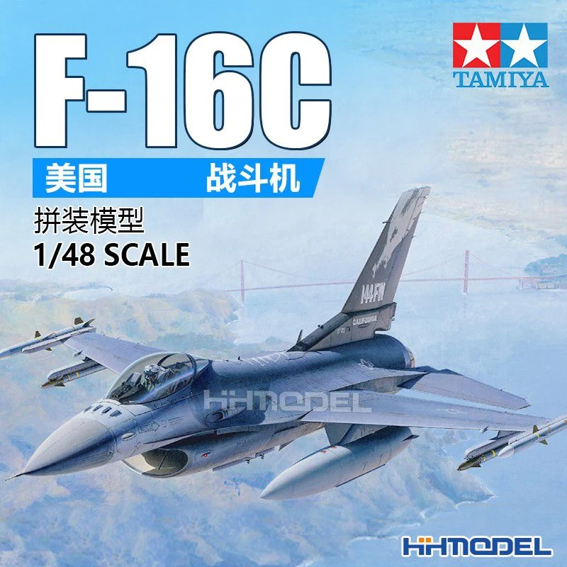 [田宫]恒辉 TAMIYA 61101 1/48 F-16C 战隼 战斗机 杰作机
