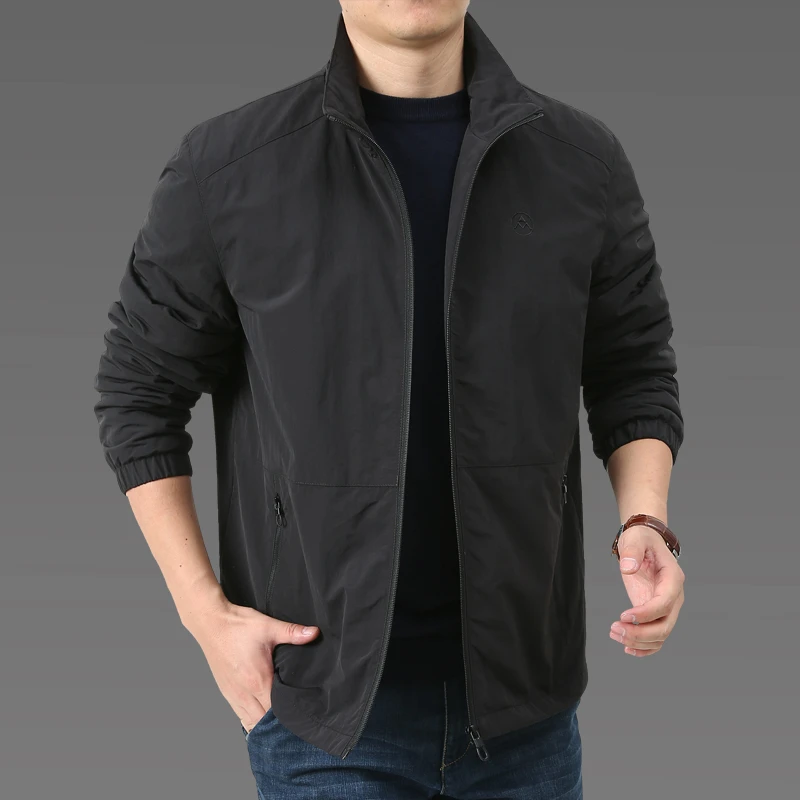 KPB外套男爸爸装中老年衣服薄款男装外套外套男男士外套男士休闲