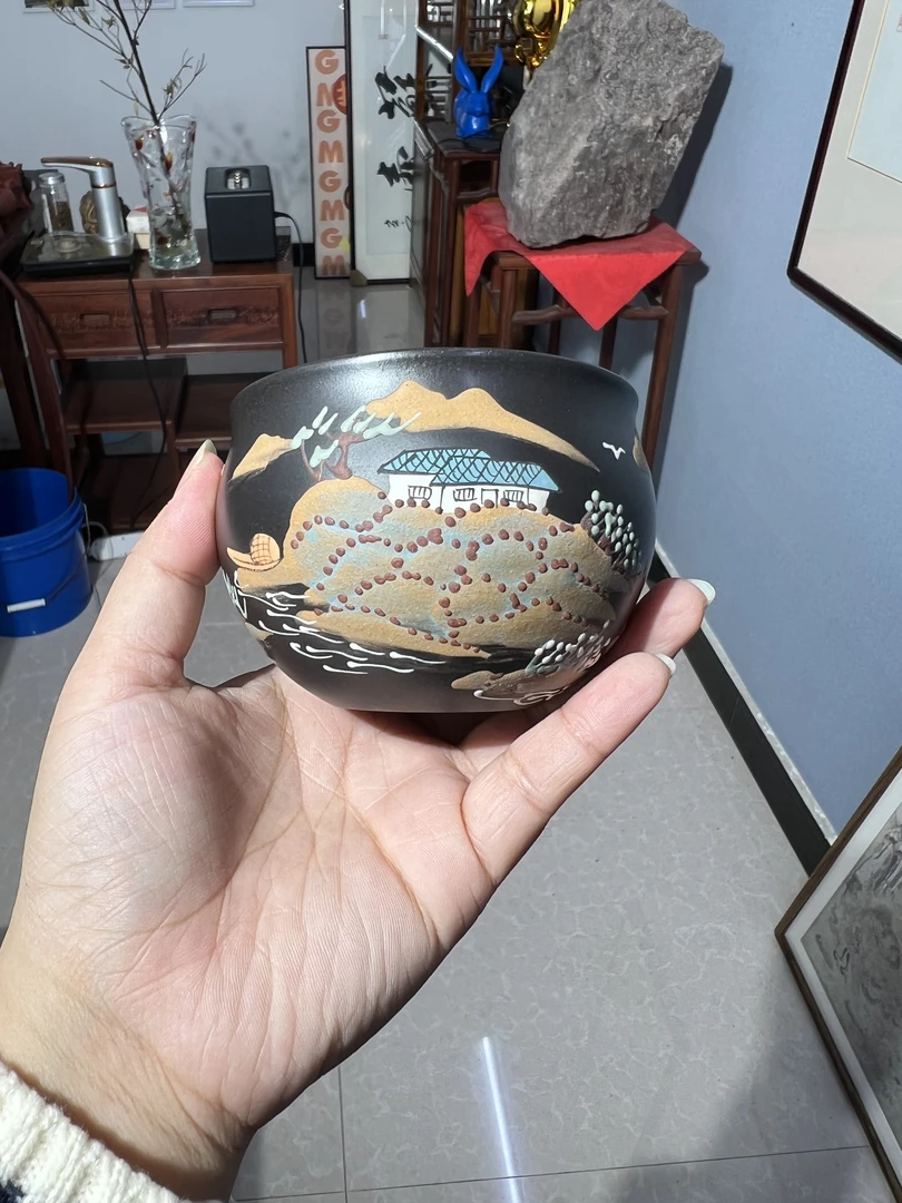 R田园杯 石黄 紫砂杯 200cc