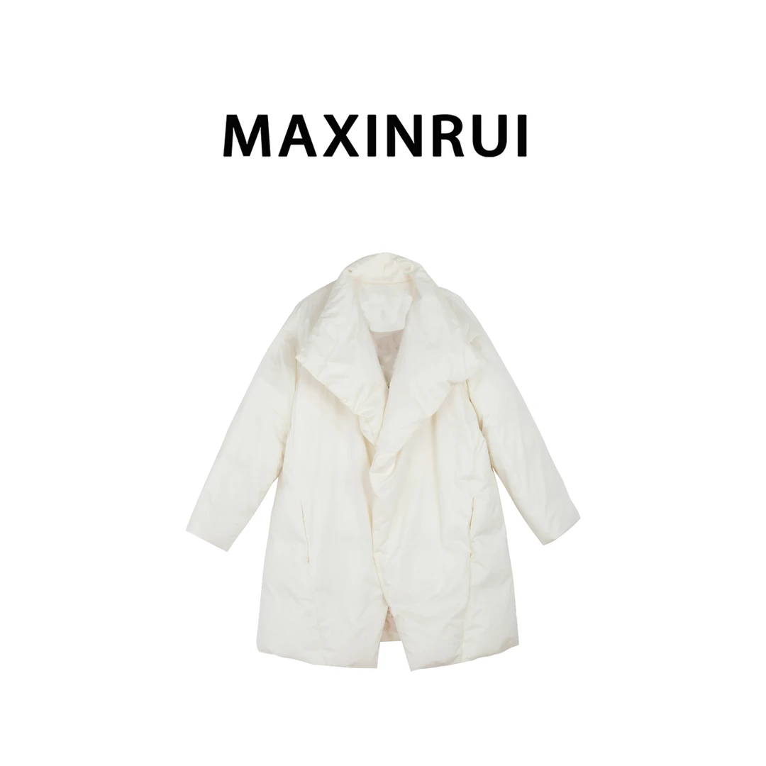 MAXINRUI 秋冬轻奢气质时尚百搭设计师款羽绒服R8096