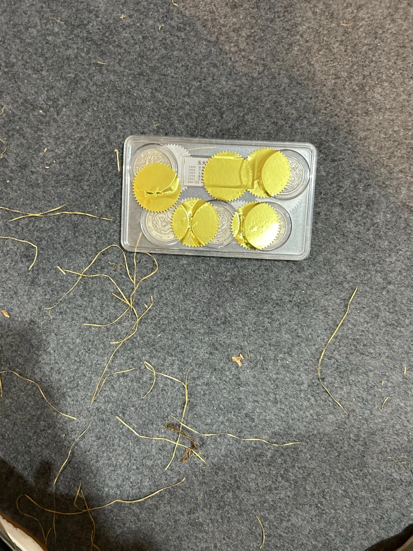 五枚圆圆摆件一套