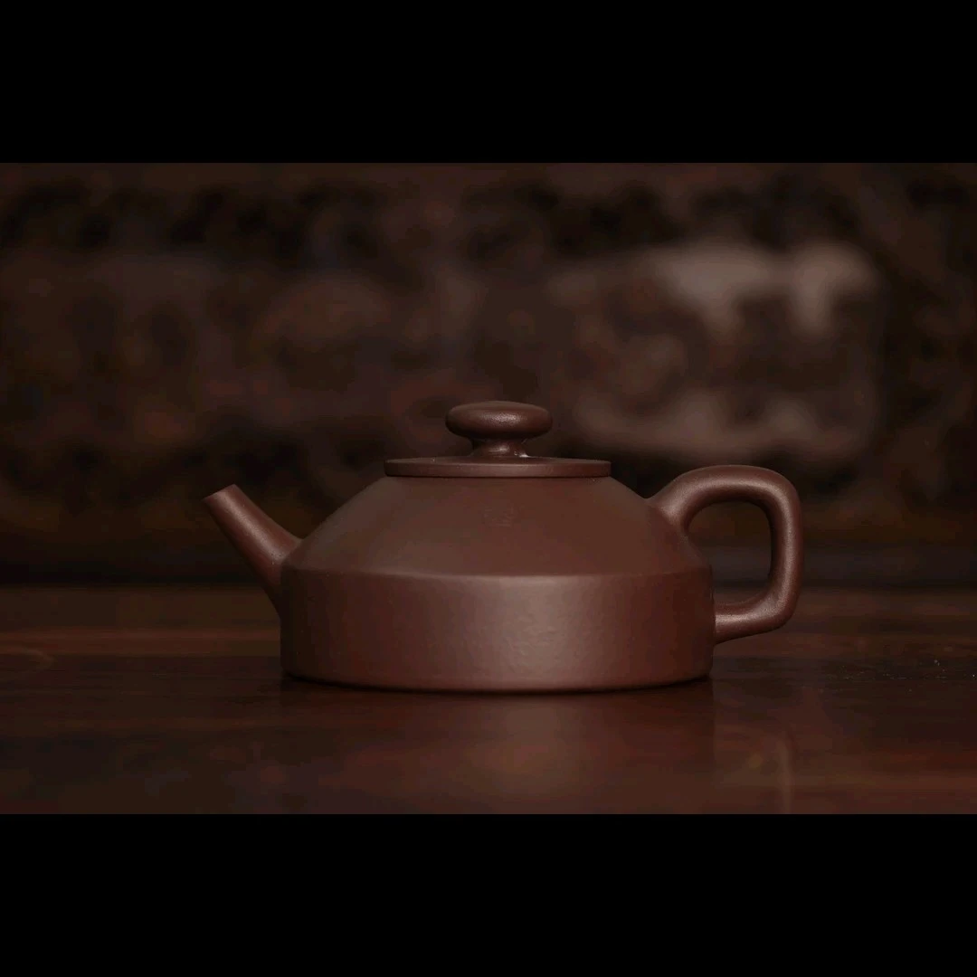 原创巨轮扣-饲壶山房出品原创系列-紫泥版