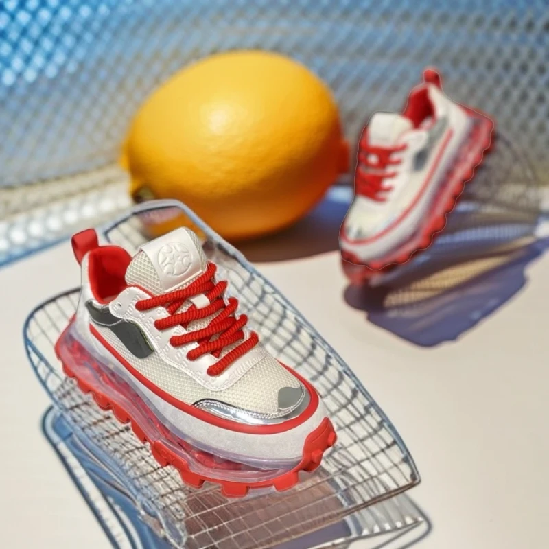 【爆款推荐】888-38新款男士水晶底透气时尚百搭网面潮鞋