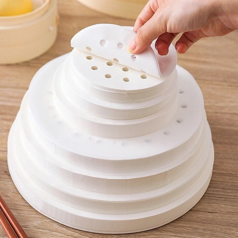 食品级蒸笼纸家用一次性垫纸小笼包蒸笼垫硅油纸烘焙蒸包子馒头纸