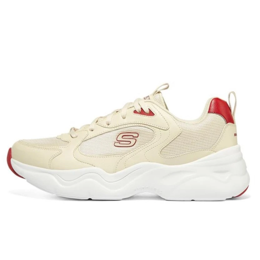 Skechers斯凯奇新款男款轻质防滑复古校园风休闲运动老爹鞋894091
