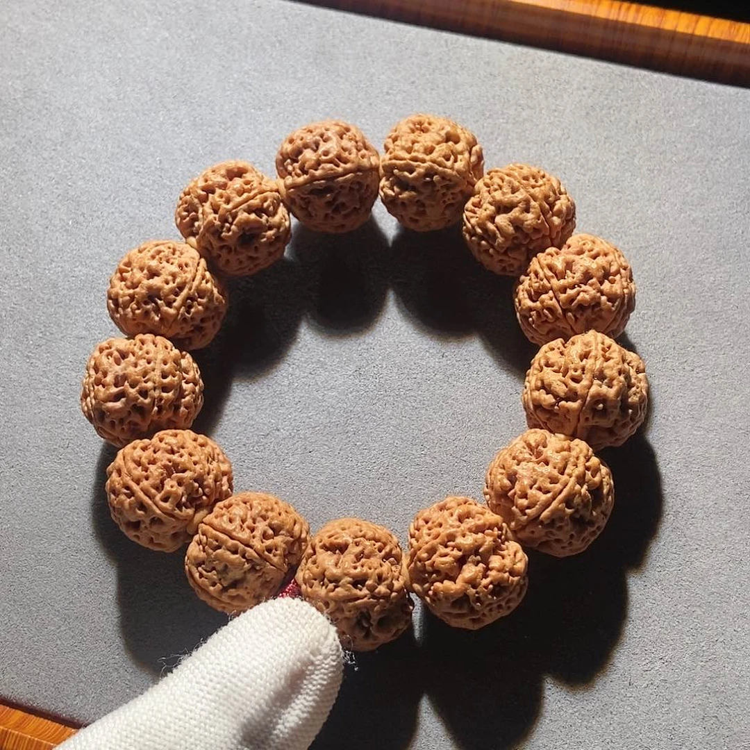 【闪购商品】金刚菩提吊坠原皮爆肉双龙21.5mm