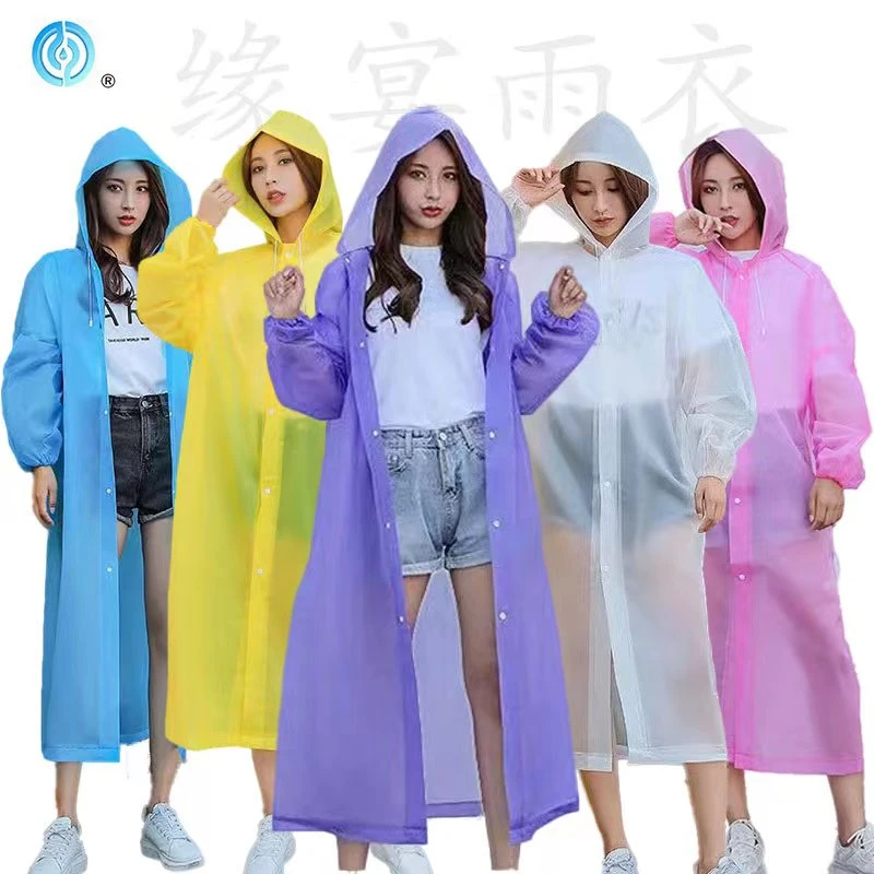 加厚非一次性男女雨衣便携户外旅行雨披电动车骑行成人儿童通用