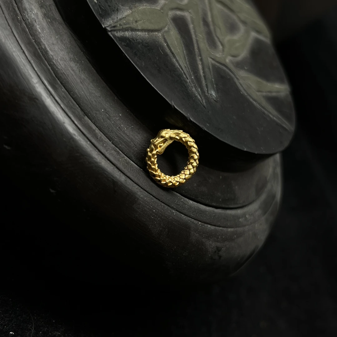 新人福利盘龙环搭配神器文玩手串配饰饰品