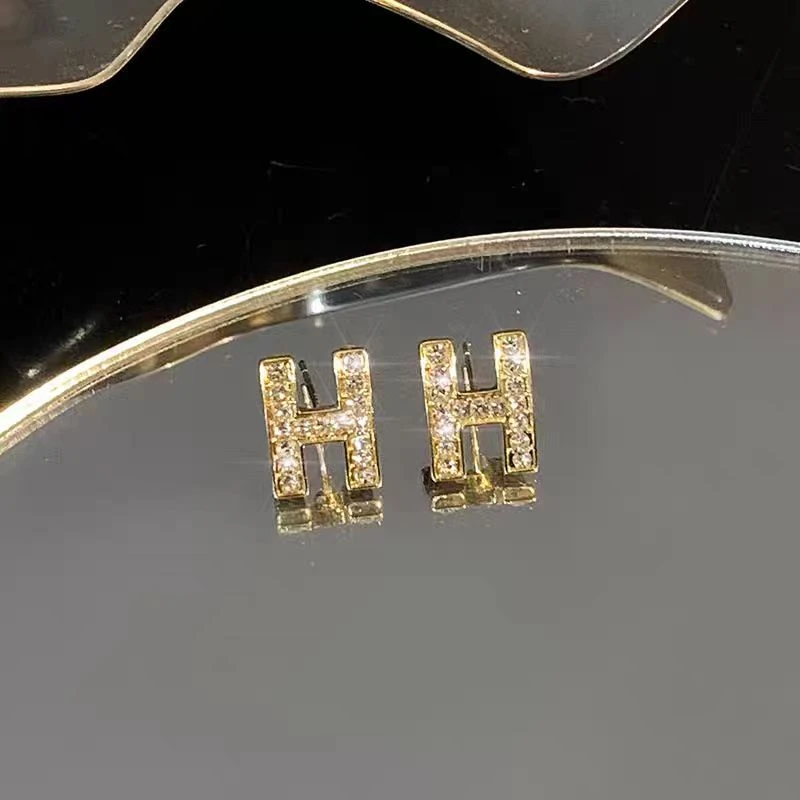 铜合金耳饰 【N32】新款时尚气质温柔耳环精致百搭小众耳环