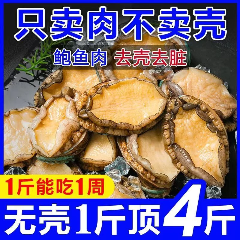 【大雄专属】大鲍鱼肉去壳去内脏500克包邮