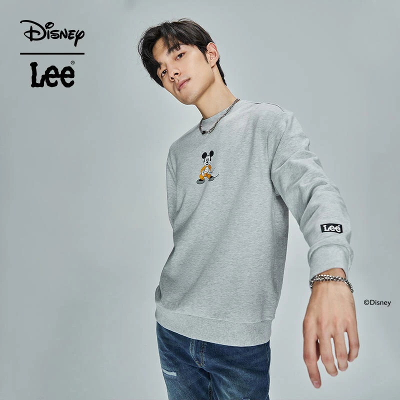 Lee23年新品 迪士尼联名男士印花宽松卫衣LMT005080CST00F-A02848