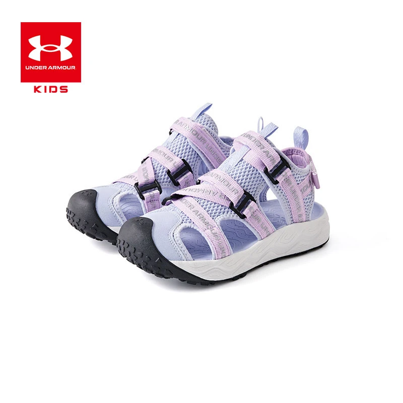 安德玛儿童运动男童春夏季透气包头户外防晒软底大童防滑沙滩凉鞋