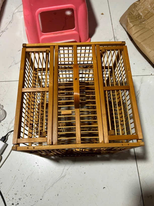 小鸟笼黄豆鸟绣眼安笼踏笼拍笼打笼四方六门机关笼子上山笼手工笼