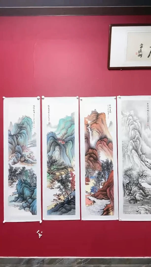 【闪购商品】绘画27刘延庆老师绘画作品137*34*4