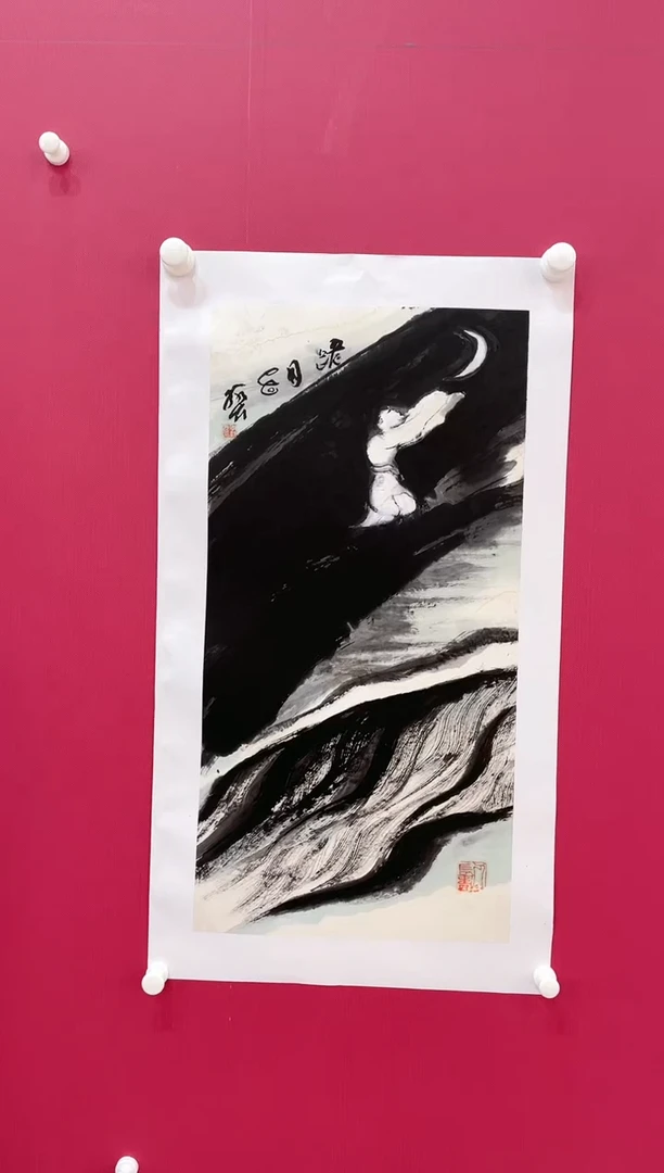 【闪购商品】绘画38李线长绘画作品68*34