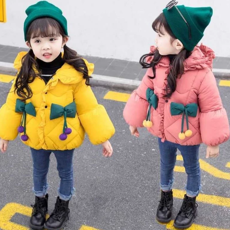 巴拉拉吧女宝宝棉衣儿童冬装0一5岁女童洋气加厚外套婴儿冬季棉袄