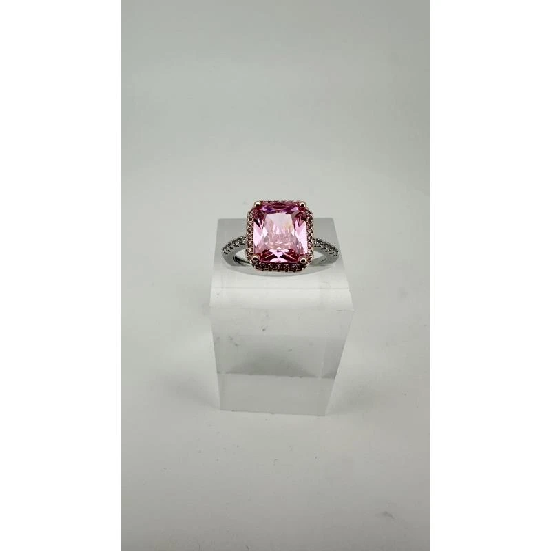 精美时尚百搭粉色戒指 4242