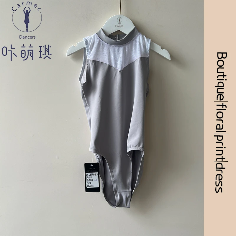 咔萌琪21125儿童舞蹈服样吊带练功服中国舞连体女童夏季芭蕾舞服！