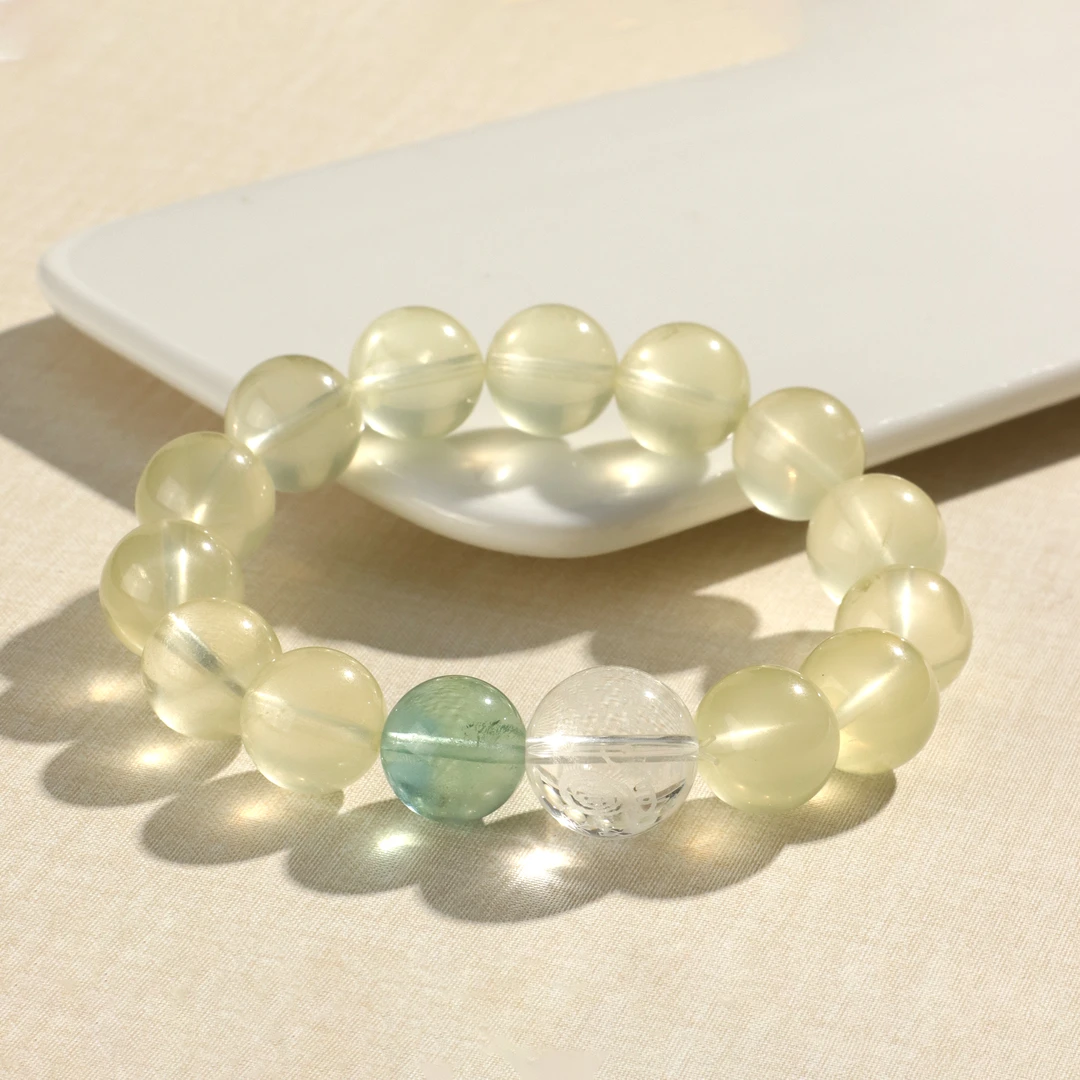 DL1191柠檬黄水晶手链-13