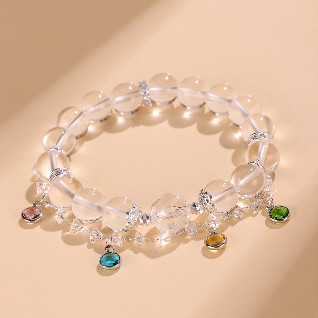 DL0702白水晶链子手链